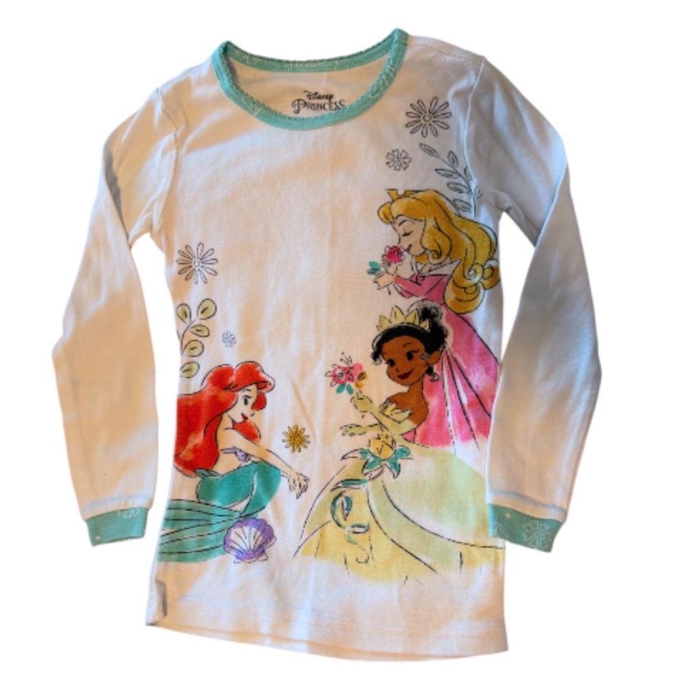 Disney Princess Kids Pajama Set - Ariel, Tiana, Sleeping Beauty